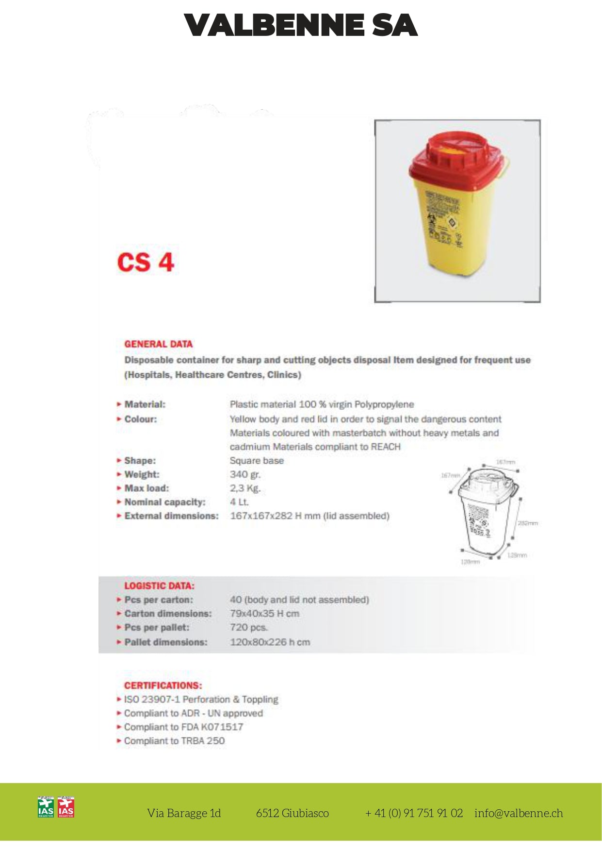 Contenitore CS 4