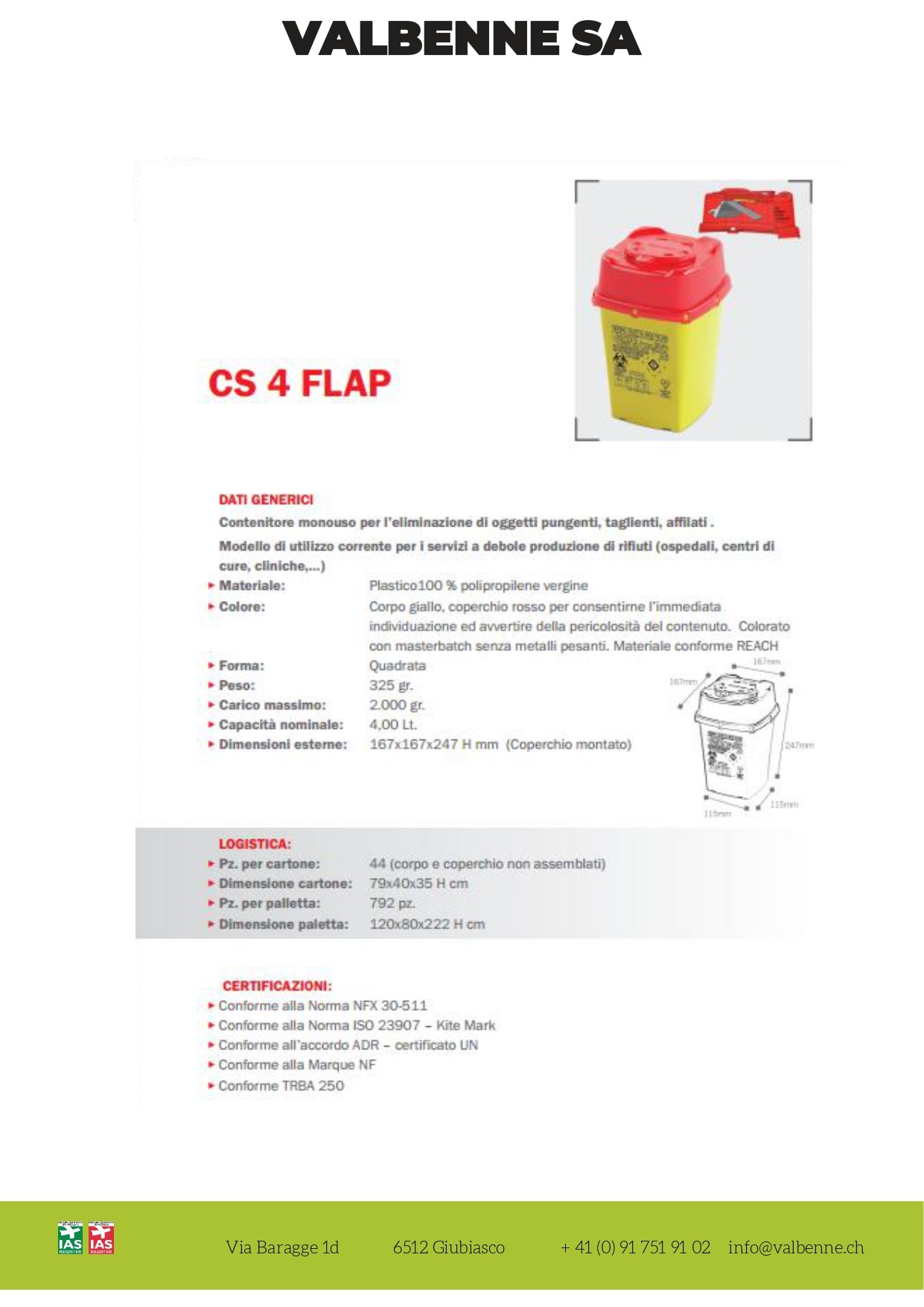 Contenitore CS FLAP 4