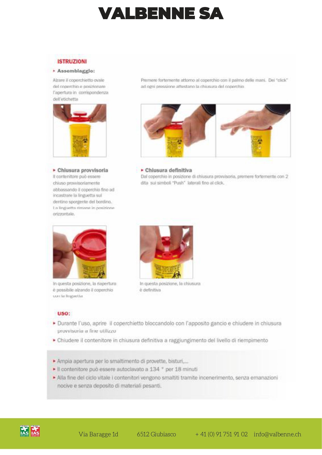 Contenitore DISPO 0.5